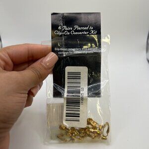 DG-25 Pierced to Clip-On Converter Kit, Gold Tone